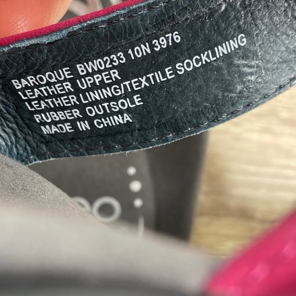 Abeo Pink and Gray Casual Thong Sandals - Picture 9 of 9